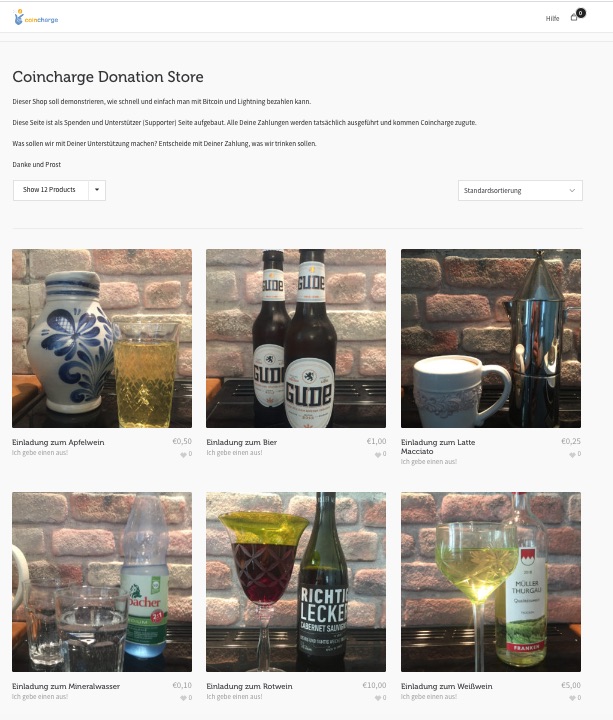 Coincharge Donation Store 12