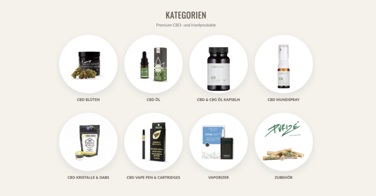 GLOW Cannabis Company | CBD Blüten & Hanf Shop 7 Bildschirmfoto 2021 06 09 um 14.18.18 768x401