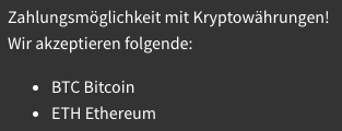 Ferienwohnung Winterberg akzeptiert bitcoin