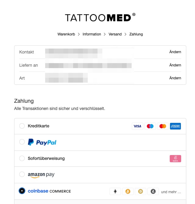 tattoomed akzeptiert bitcoin