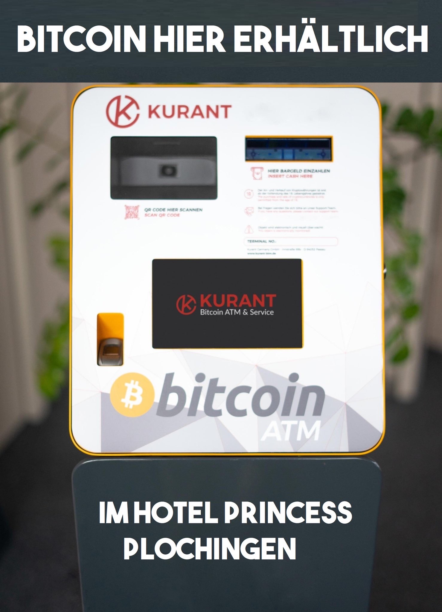 Bitcoin Automat Plochingen im Hotel Princess