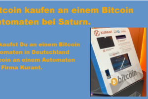 Bitcoin kaufen an einem Kurant Bitcoin Automaten in Deutschland bei Saturn