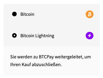 Bahibo akzeptiert Bitcoin und Lightning Zahlungen