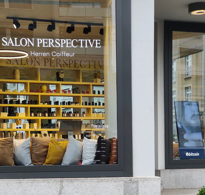 Salon Perspective Basel akzeptiert Bitcoin