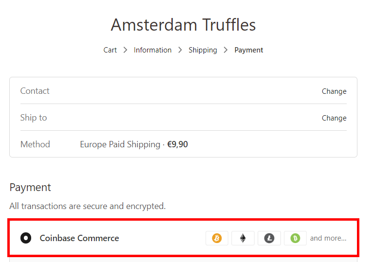 Amsterdam Truffles akzeptiert Bitcoin