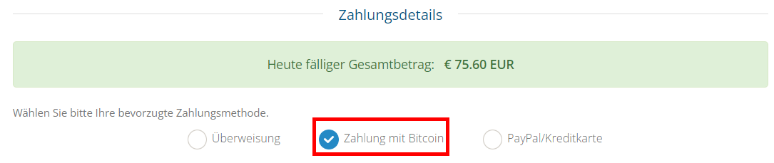 Austria WebHosting akzeptiert Bitcoin