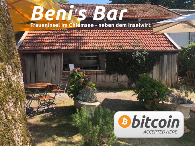 Benis Bar - Fraueninsel im Chiemsee akzeptiert Bitcoin