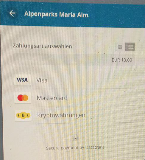Hotel Maria Alm mit Crypto zahlen