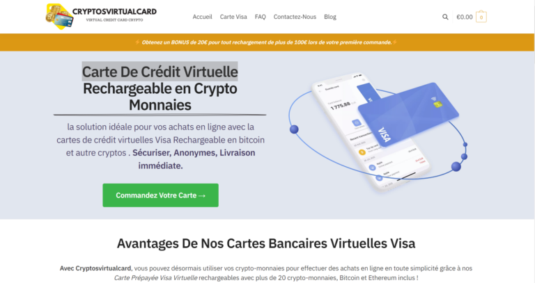 CryptosVirtualCard - Anbieter von virtuellen Kreditkarten, die mit Bitcoin aufladbar sind 3 cryptosvirtualcard.com vcc 768x407
