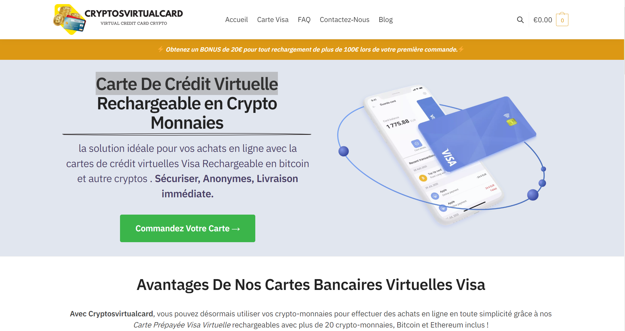 CryptosVirtualCard - Anbieter von virtuellen Kreditkarten, die mit Bitcoin aufladbar sind 6