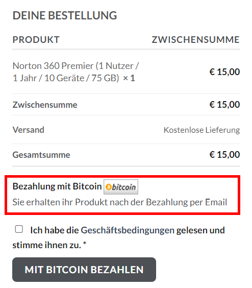 Soft Shop akzeptiert Bitcoin