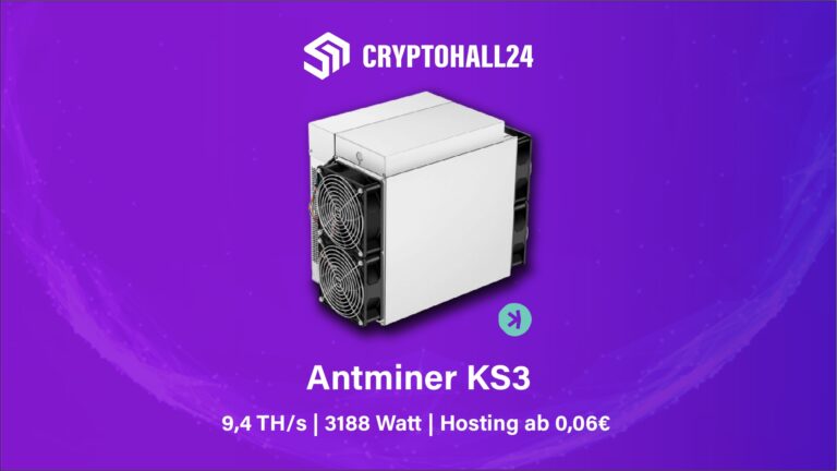 Cryptohall24 - der deutsche Krypto-Experte im Bereich ASIC-Mining & Mining-Hosting 9 Bitmain Antminer KS3 94 TH Kaspa Miner Cryptohall24 768x432
