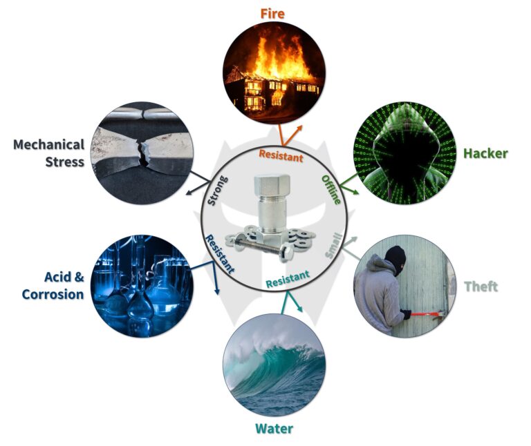 Plebstyle - Secure the ₿est, Afford the ₿est. 6 Titan Wallet Seed Protection Secure Bitcoin 768x646