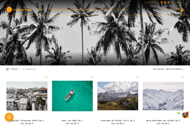 Orangelens - einzigartige Fotografien 5 orangelens shop 2 1 768x510