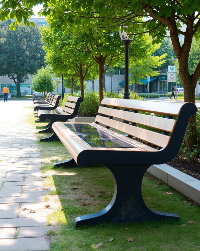Solar Bench - Smart City Furniture 7 niroxx solar bench2 768x963