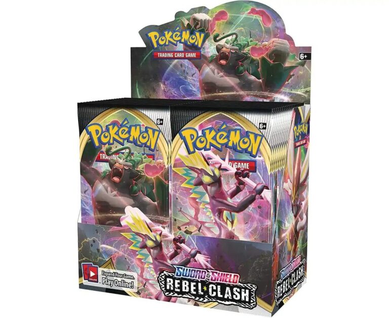 TCGMasterShop.com – Your Trusted Marketplace for Authentic Pokémon TCG Booster Boxes 14 Rebel Clash Booster Box 768x628