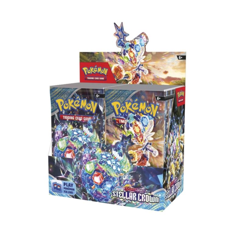 TCGMasterShop.com – Your Trusted Marketplace for Authentic Pokémon TCG Booster Boxes 18 Stellar Crown 01 768x768