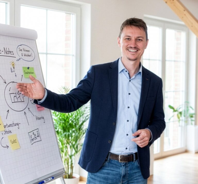 Planung am Flipchart